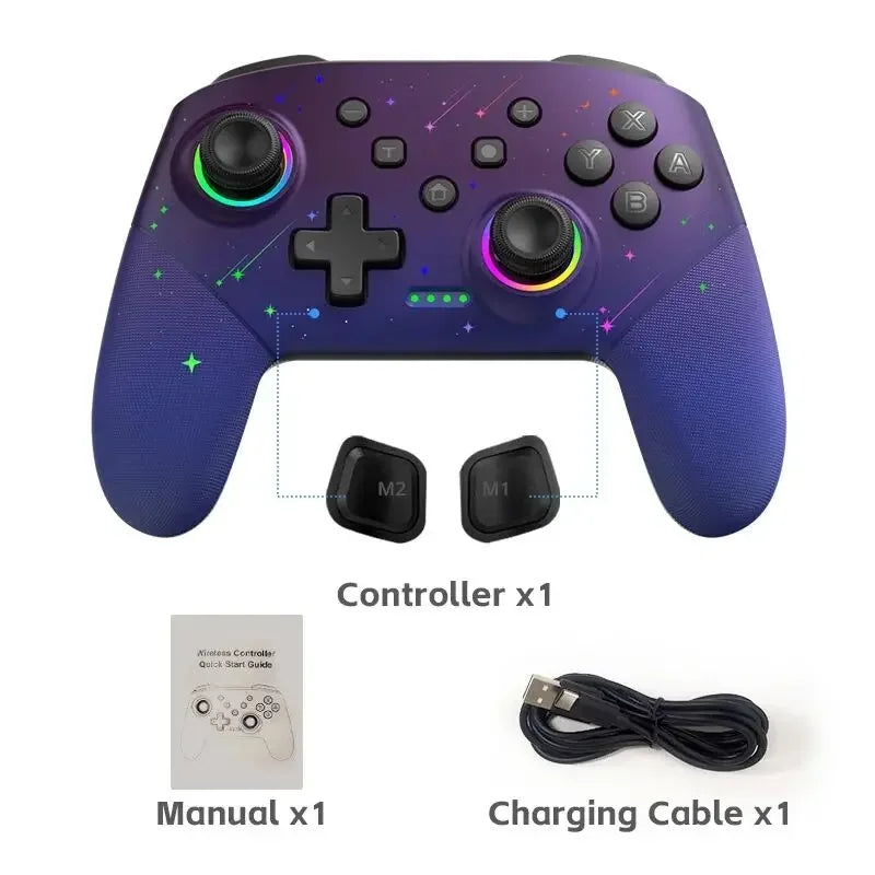 Wireless Pro Controller for Nintendo Switch / Switch Lite / OLED – 1000mAh Battery with Programmable Turbo Function