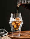 120/250/335ml Double-layer Glass Cup Hanging Ear Espresso Coffee Cup Anti-scalding Milk Brandy Wine Teacup Clear Mug Set