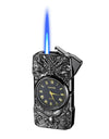 Personalized Quartz Dial Direct Flame Inflatable Lighter, Embossed Pattern To Give Boyfriend Exquisite Gifts, Cigarette Lighter