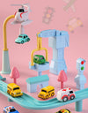 Car Rescue Adventure Rail Track Toy for Kids Racing Brain Educative Interactive Table Game Educational Toys Train Boy Girl Gifts