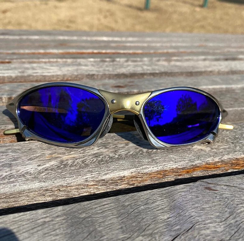 Polarized UV400 Cycling Sunglasses – Multi Color Metal Frame Fishing Riding Bicycle Eyewear