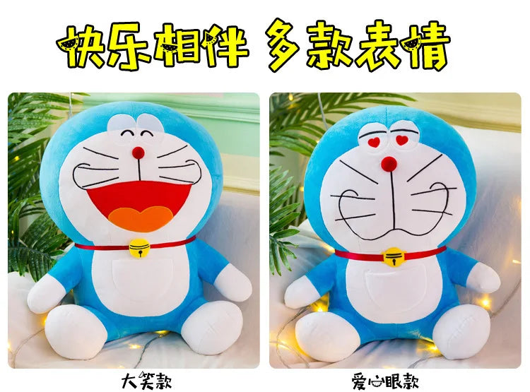70cm Large Size cute Doraemon Plush Toy Stand By Me Cute Stuffed Plushie Doll Cartoon Cat Animal Sofa Bed Pillow Toy Gifts