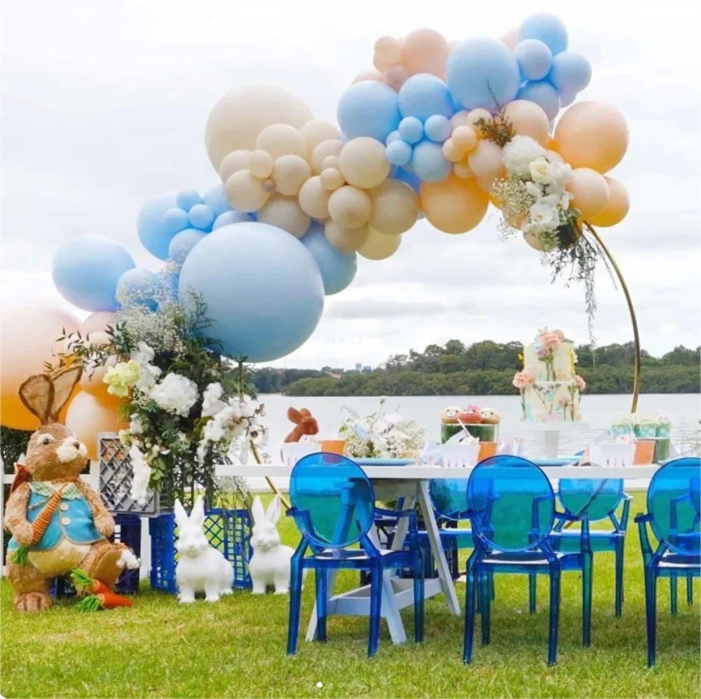 Wedding Iron Ring Arch Decoration Birthday Party Decorative Backdrop Balloon Support Kit  Shower Decor Festive Party Props