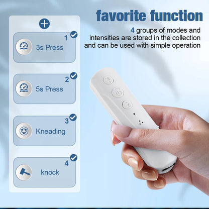 Small Electric Pulse Massage Instrument Household Portable Massage Device Clip-on Physiotherapy Massager USB Charging