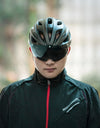 Cycling Helmet With Goggles Visor Brim Adults Safety Riding Bike Helmet Breathable Ultralight MTB Road Bicycle Helmet