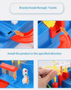Car Rescue Adventure Rail Track Toy for Kids Racing Brain Educative Interactive Table Game Educational Toys Train Boy Girl Gifts
