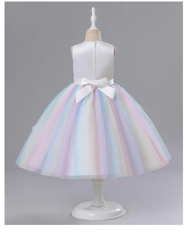 Unicorn Princess Tutu Dress Pink Birthday Party Costume