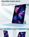 For Tablet iPad Pro 11 Case For Pro 12.9 Air 5 4 10.9 iPad 10th 7/8/9th Generation Mini 6 360° Rotatable Transparent Back Cover