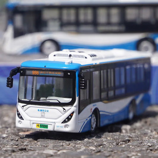 1 120 Scale Shanghai City Tour Bus Diecast Model Vehicle