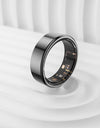 R02 Smart Ring Military Grade Titanium Steel Shell Health Monitoring IP68 & 3ATM Waterproof Multi-sport Modes