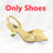 A PAIR SHOES GOLD