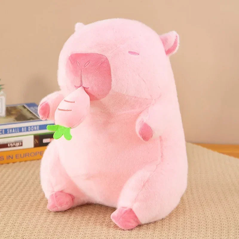 30/40/50cm Kawaii Capybara Plush Toys Fruit Series Big Size Capybara Stuffed Doll Anime Soft Pillow Cute Dolls Kid Birthday Gift
