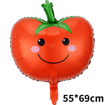 1PC Fruit Foil Balloon Peach Watermelon Strawberry Orange Pineapple Summer Party Decoration Supplies Kids Toy Gifts for Children