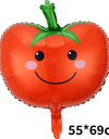 1PC Fruit Foil Balloon Peach Watermelon Strawberry Orange Pineapple Summer Party Decoration Supplies Kids Toy Gifts for Children
