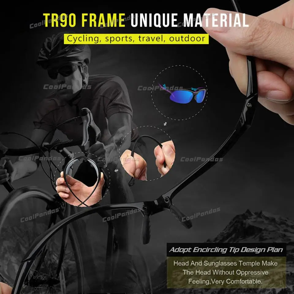 Ultra Light TR90 Polarized Military Style UV400 Driving Sunglasses for Men Women