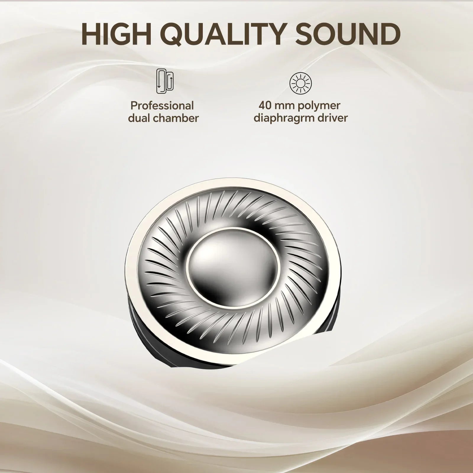 A10 ANC Wireless Bluetooth Headphones Hi-Res Audio Over Ear Headset 35dB Hybrid Active Noise Cancelling Headphones 50H