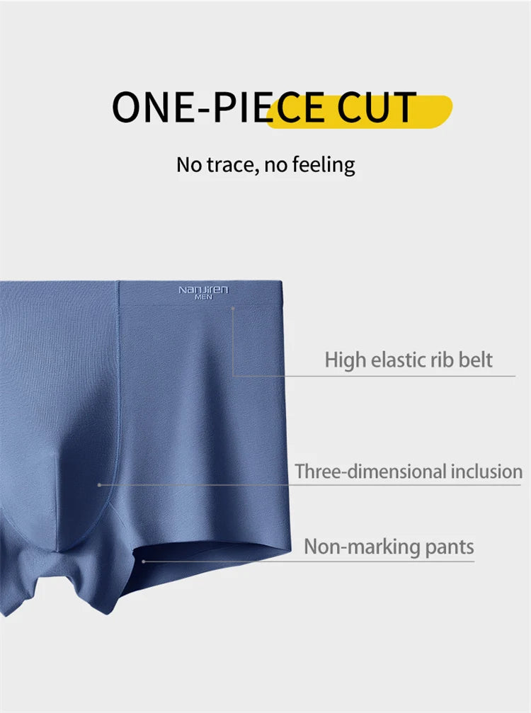 3-Pack Men’s Graphene Antibacterial Boxer Shorts – Comfortable & Durable