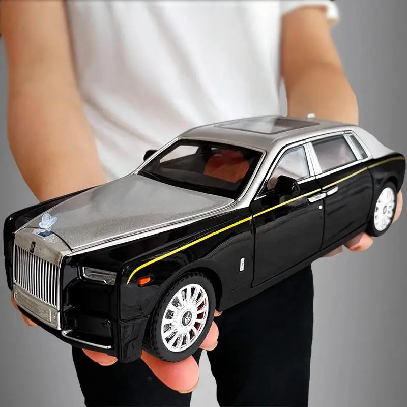 1:18 Rolls Royce Phantom Alloy Diecast Model Car Metal Large Games For Mother Birthday Gifts  Boy Collection Hobby