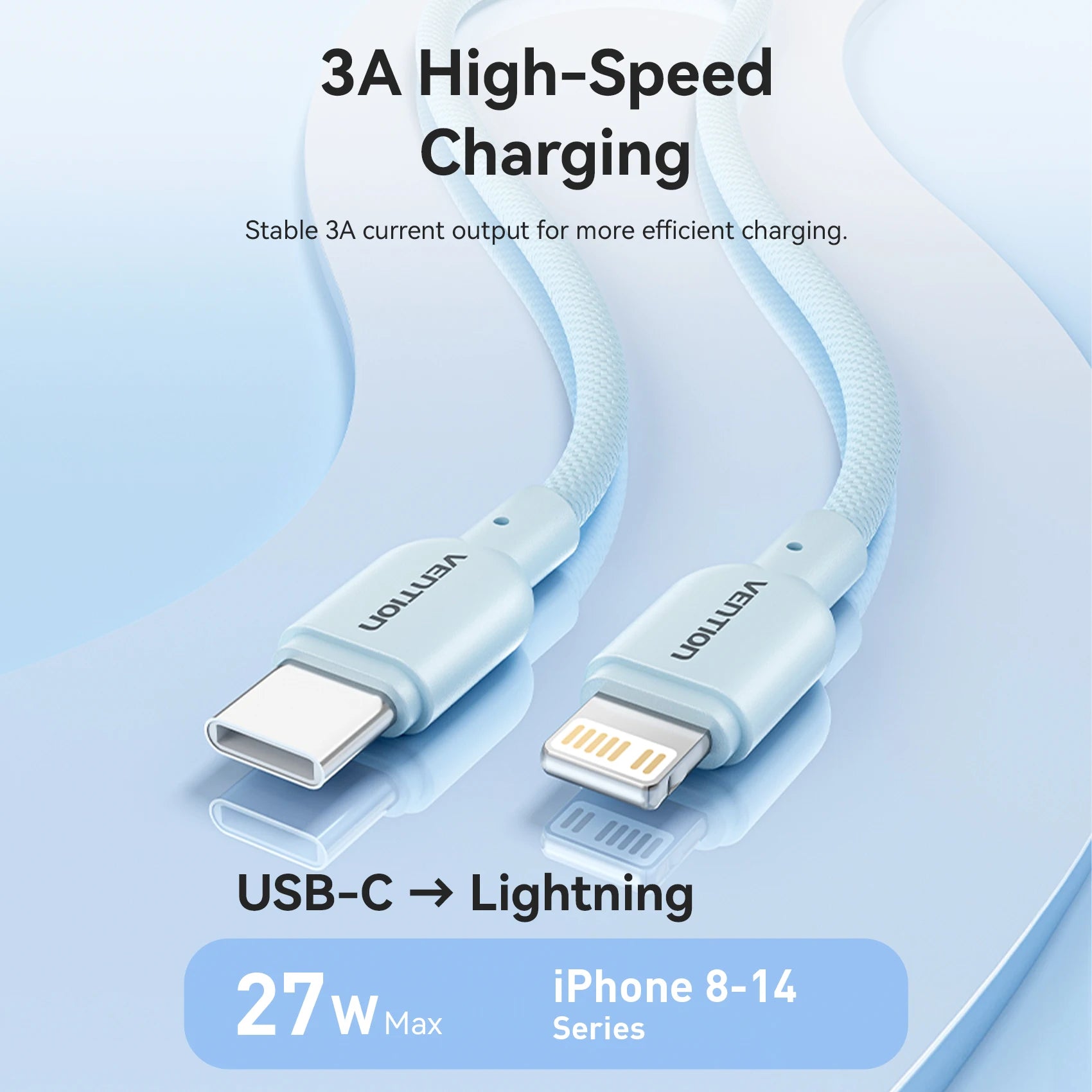 17cm Short USB Type C Cable 3A 27W Lightning Cable for iPhone 14 13 12 Power Bank Cable Fast Charging Data Cable