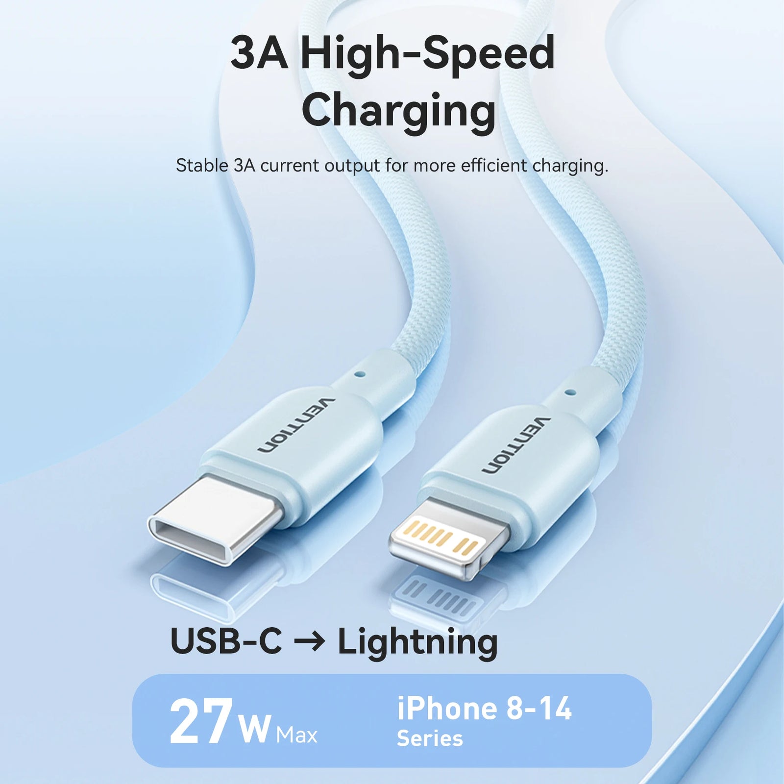 17cm Short USB Type C Cable 3A 27W Lightning Cable for iPhone 14 13 12 Power Bank Cable Fast Charging Data Cable