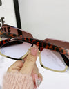 Rimless Sunglasses Women Square Fashion Glasses