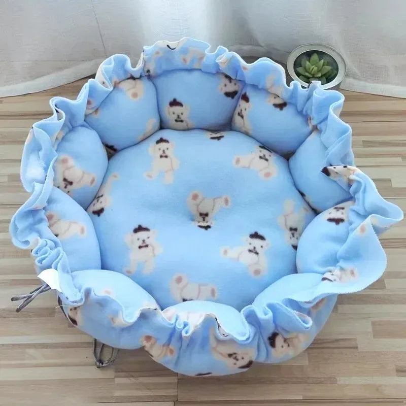 Plush Pet Bed Cushion for Cats and Small Dogs