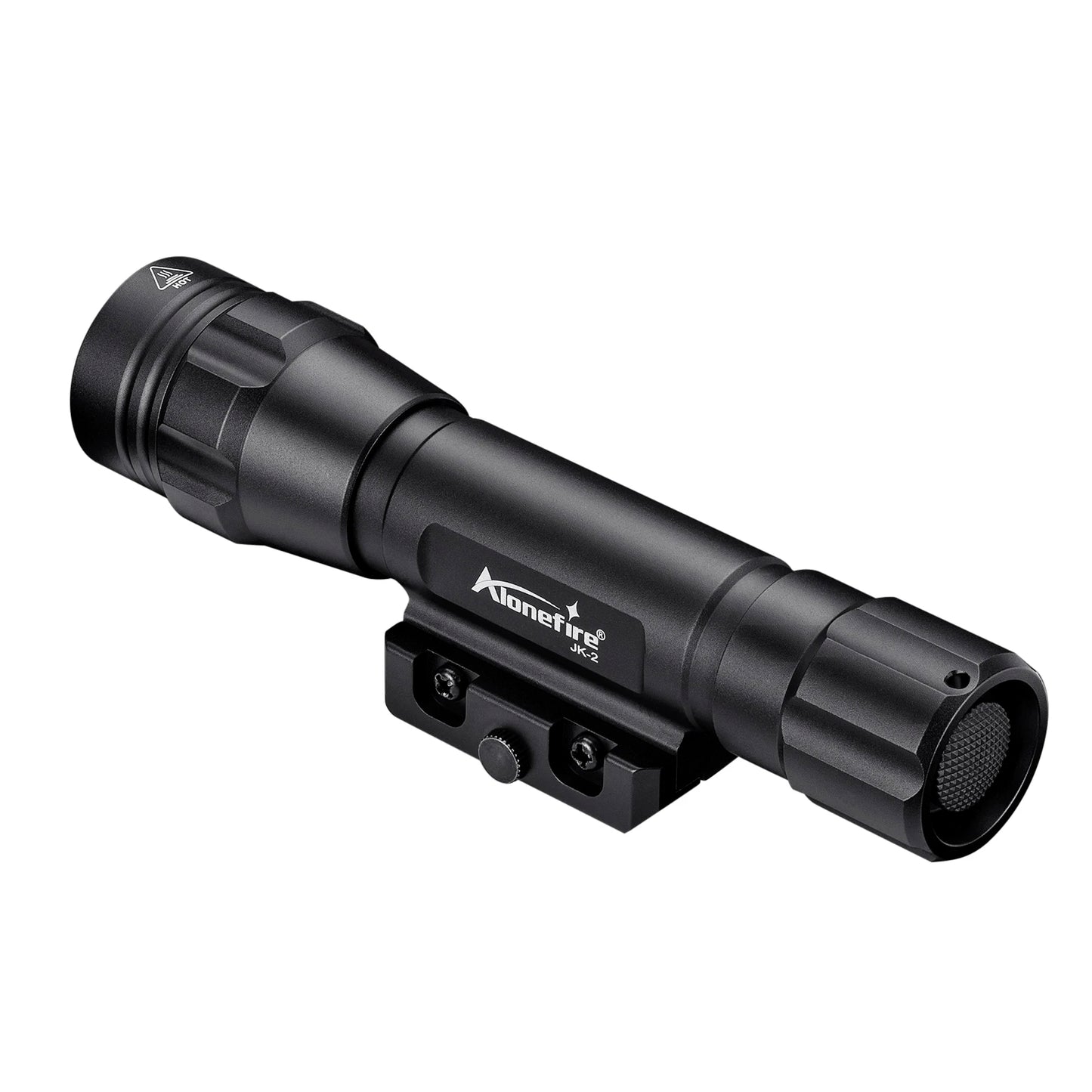 1200 Lumen Tactical Rechargeable LED Flashlight With Picatinny Mount
