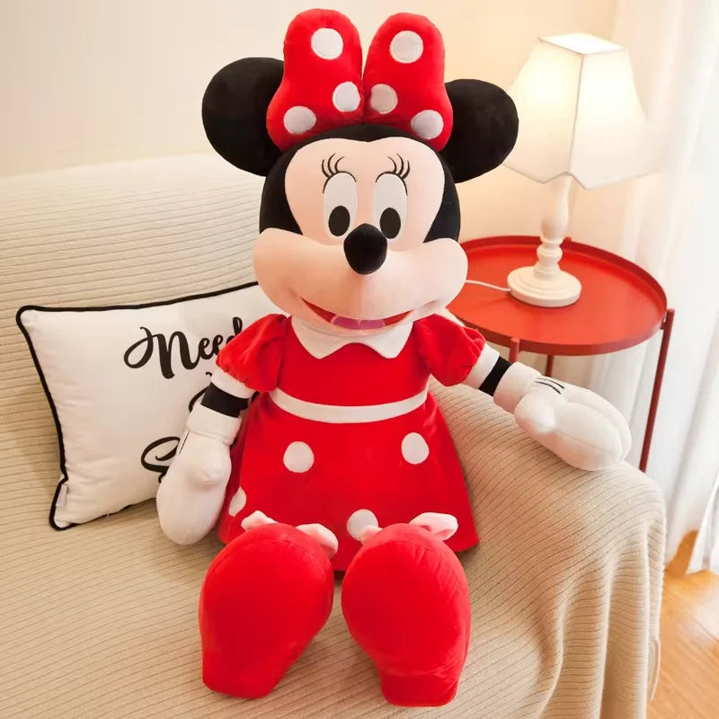 High Quality Mickey Minnie Plush Toy Lovely Stuffed Anime Pluto Goofy Daisy Donald Duck Plushies Cuddly Doll Home Decor Gift