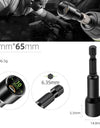 6-19mm Impact-Socket Magnetic Nut Screwdriver Deep Socket Adapter 1/4 Hex Wrench Heads Electric Drill Bit Repairing Hand Tools