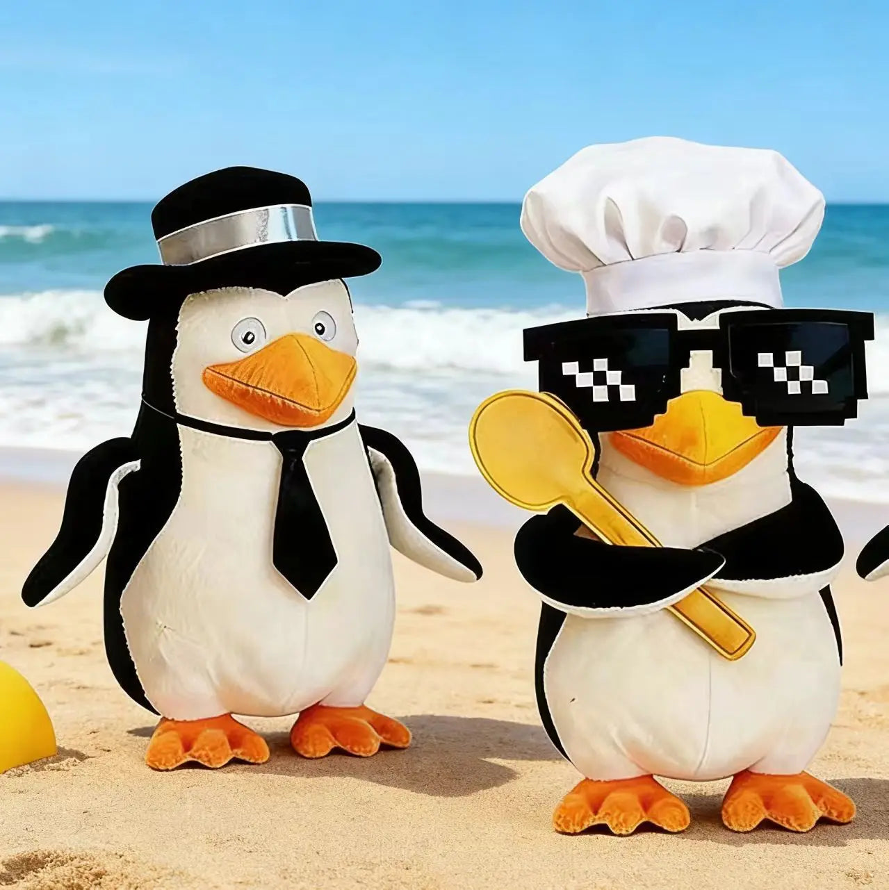 Cute Penguin Plush Toy Soft Stuffed Animal Pillow