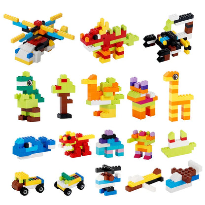 Kids DIY Building Blocks Set Toys Urban Classic Building Blocks Assembled Educational Toys for Boys Girls Christmas Gift