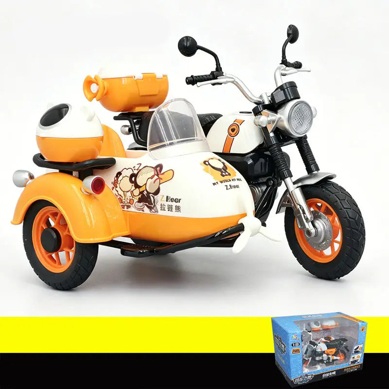 Diecast Monkey Z50 Sidecar Motorcycle Model 1 to 8 Scale