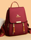 Zipper Oxford Fashion Women's Backpack Versatile Commuting Large Capacity Soft Female Back Pack