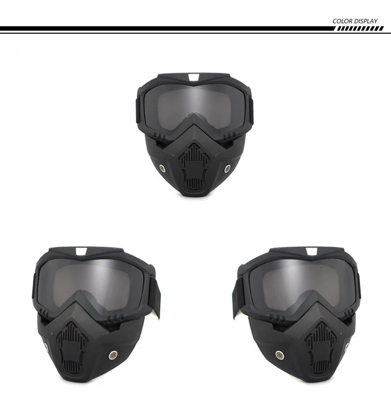 Harley Mask Goggles Motocross Helmet Windshield Outdoor Riding Glasses Spectacles UV400  Sunglasses Cycling  Wind Shields