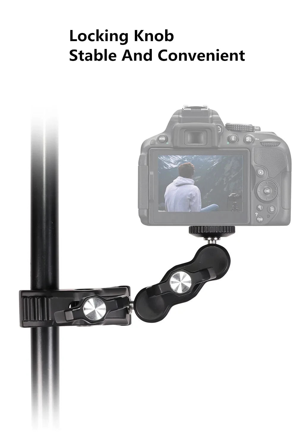Action Camera Bicycle Motorcycle Handlebar Mount Selfie Stick Bracket