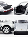 1/36 Scale Porsche 911 Turbo Toy Car Model Alloy Diecast Retro Racing with Pull Back Scale Model Car Toy for Boy Gift Collection