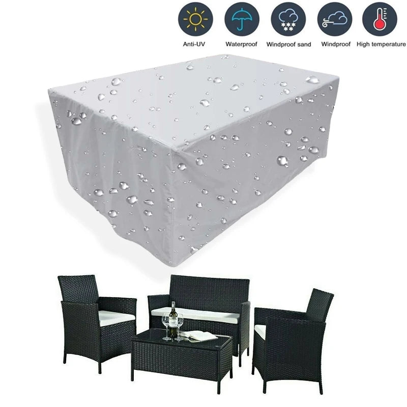 210D Waterproof Garden Furniture Cover Outdoor Patio Sofa Table Chair UV Dust Rain Snow Protector