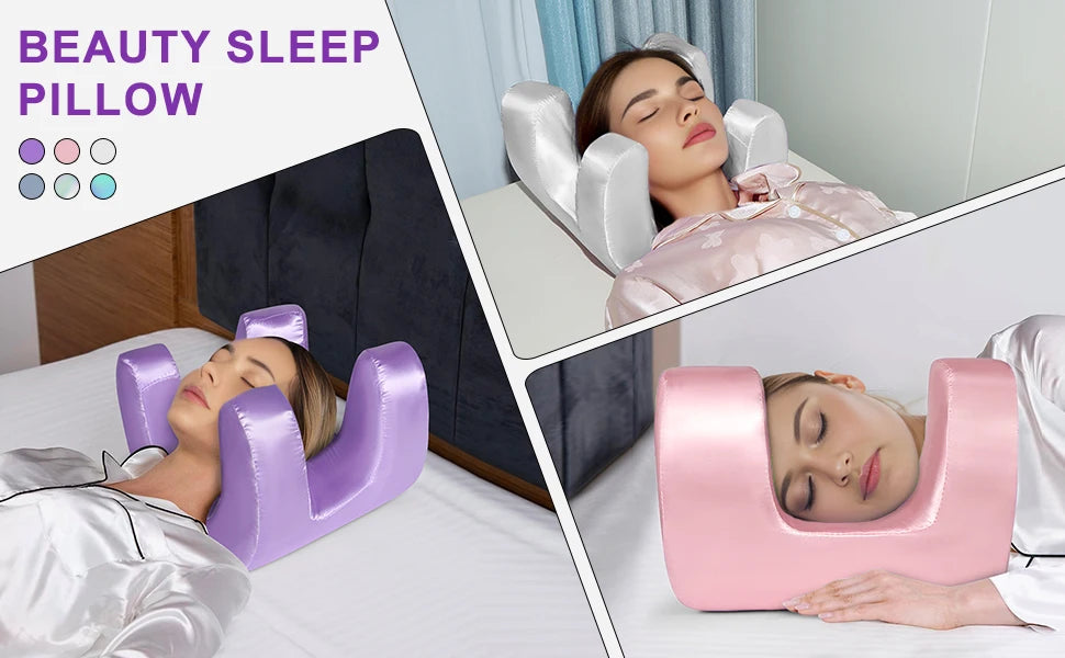 Face Pillow Memory Foam Face Relaxed Beauty Sleep Wrinkle Prevention Anti Aging Anti Wrinkle Beauty Bed Pillow