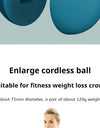Heavy Cordless Skipping Rope Fitness Jump Rope With Big Bal Fat Burning Suitable For Household Indoor Sports Fitness equipment