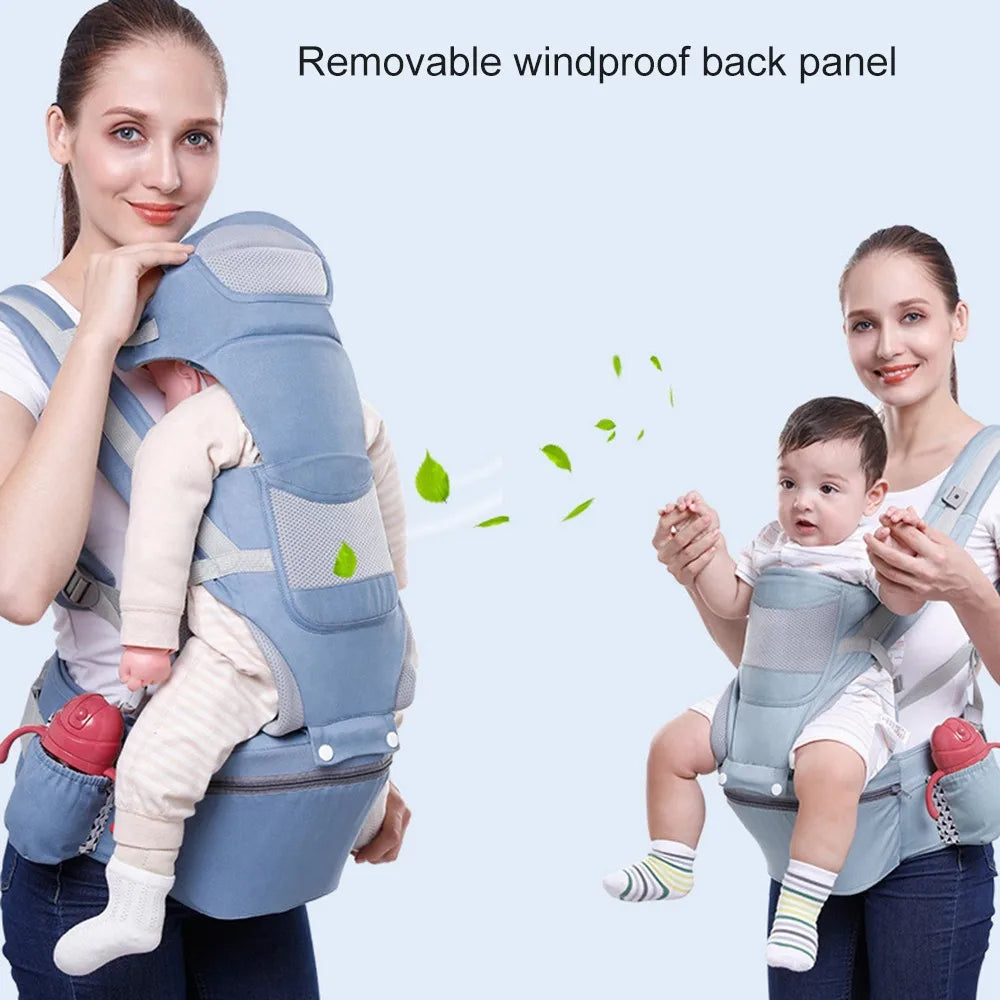 Carrier Waist Stool With Storage Bag Kangaroo Shoulder Swaddle Sling   Wrap Ergonomic Backpack Hipseat