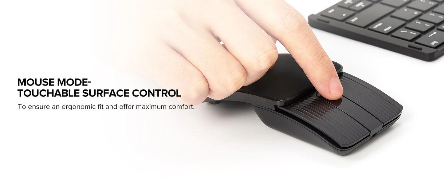 Folding Keyboard & Mouse Combo – Ultra Slim Bluetooth Set