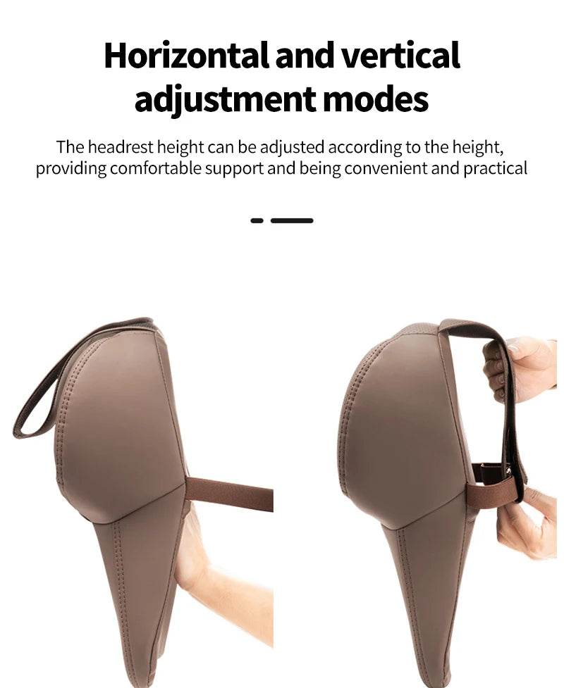 PU Car Lumbar Back Support Headrest Neck Pillow Memory Foam Lumbar Pillow Universal Soft Neck Pillows Cushion Car Supplies
