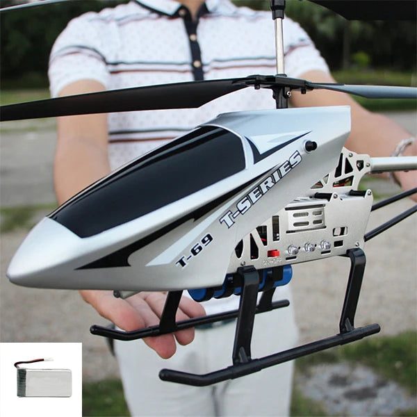 Rc Helicopter With Remote Control Extra Durable Big Plane Toy For Drone Model Outdoor 3.5CH 80cm Aircraft Large Helicopter