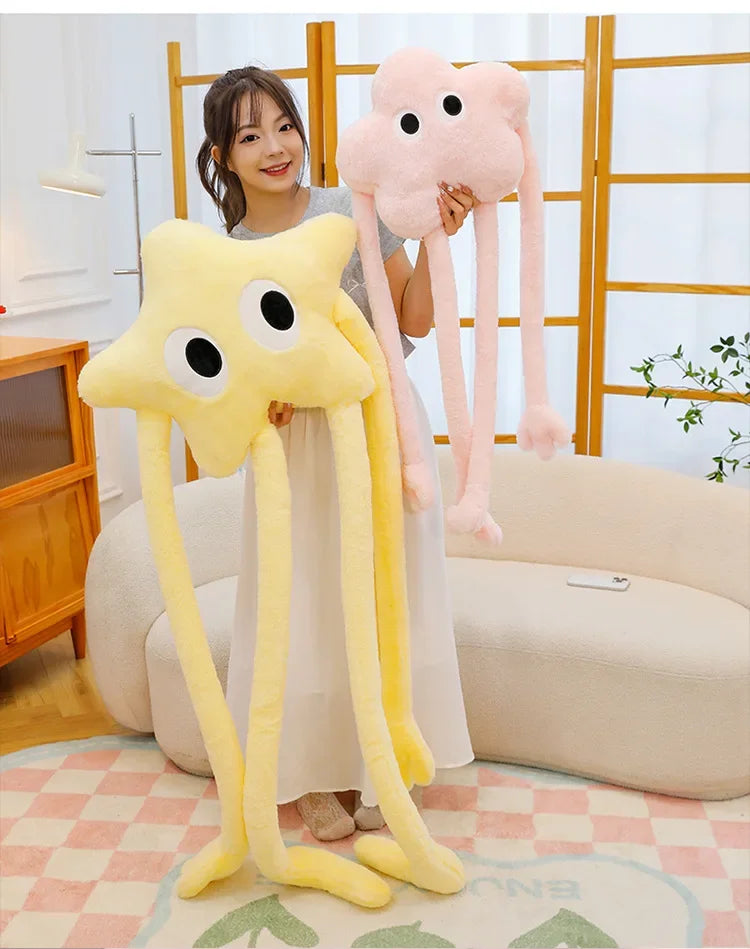 150cm Cushion Star Pink Coal Ball Plush Doll Sofa, Bedroom, Pillow, Funny Cushion Pillow Sofa Pillow Home Decoration Cute Pillow