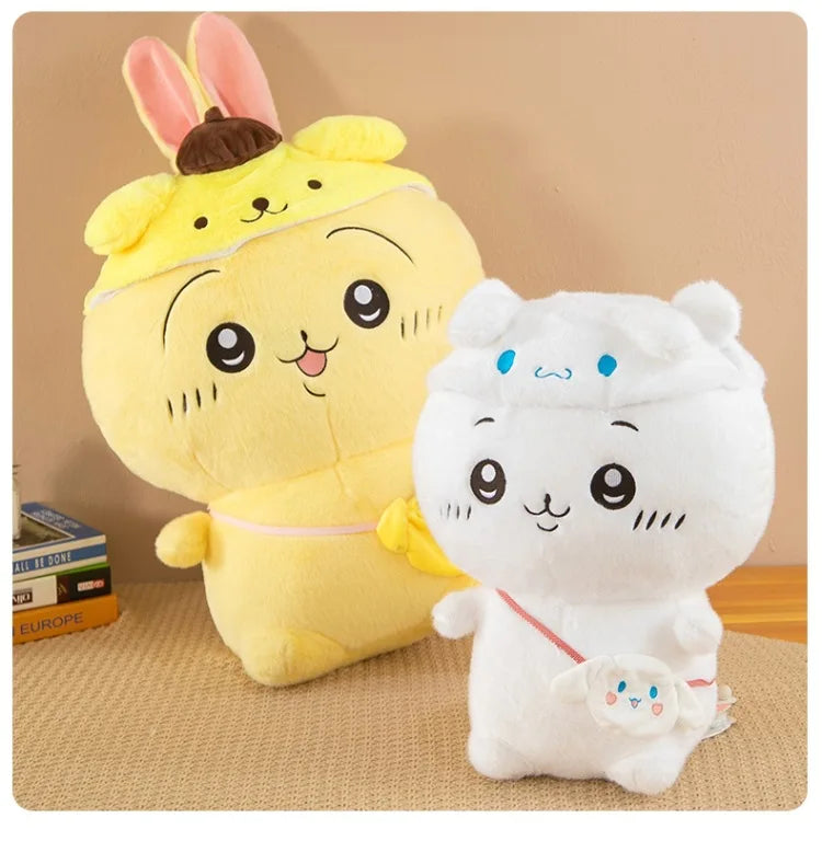 Cute Character Plush Toy Set Soft Stuffed Animal Doll