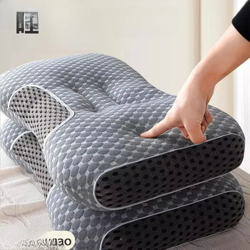Deep Color Ne Massaging Pillow for Sp Home Use Single Person Dormi Durable Str Relief U-aped Portable Pillow
