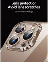 For iPhone 16 Pro Max Case Lens Protection Anti-Yellow Cover For iPhone 16 Pro 16 plus Transparent Shockproof Case