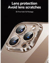 Case For iPhone 16 Pro Max Case Transparent PC Anti-Yellow Material Lens Protection Cover For iPhone 16 Pro 16 Plus Case