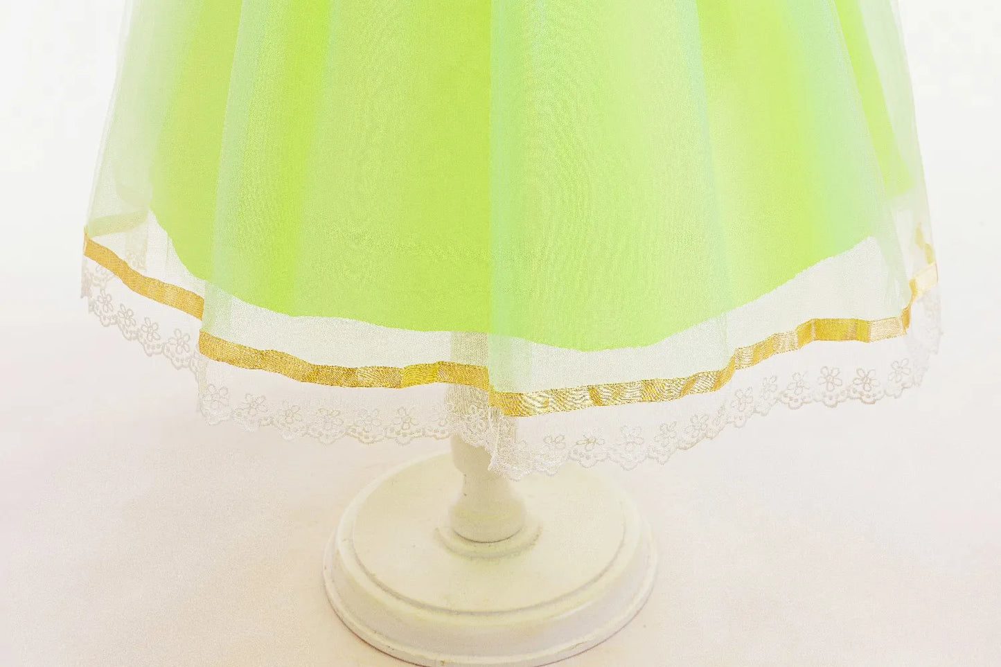 Fairy Green Sparkle Tulle Princess Dress with Bow