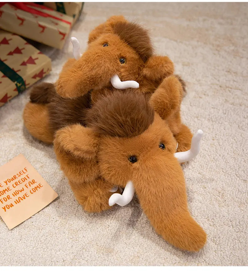 Mammoth Plush Stuffed Animal Soft Elephant Pillow